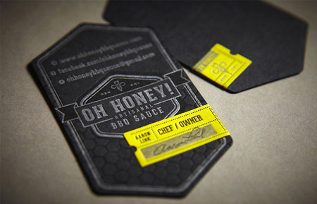 Oh Honey BBQ sauce packaging