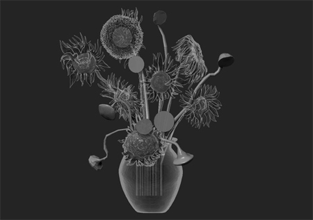 3d-sunflowers-2