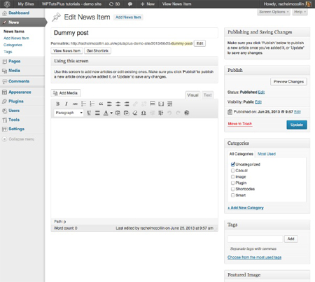 customizing-the-wordpress-a