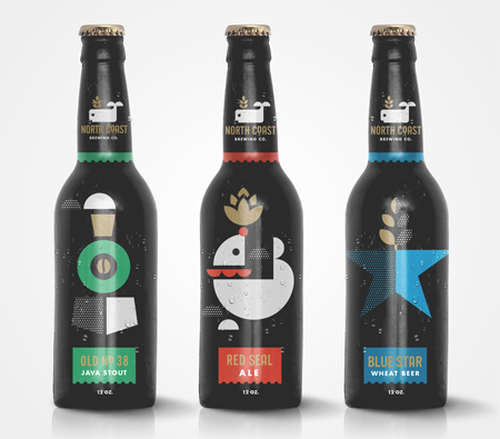 Lovely labels for Northcoast Brewery