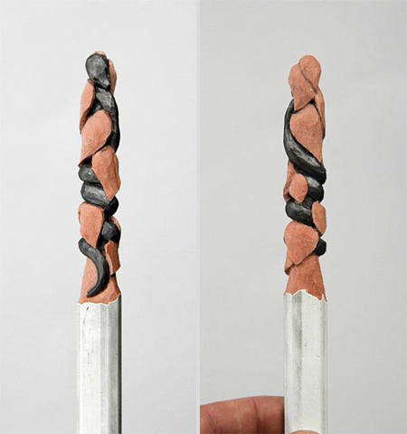 Amazingly intricate pencil tip sculptures