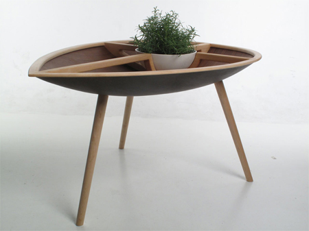 Spire table by Philipp Von Hase