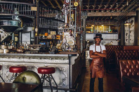 Steampunk bar