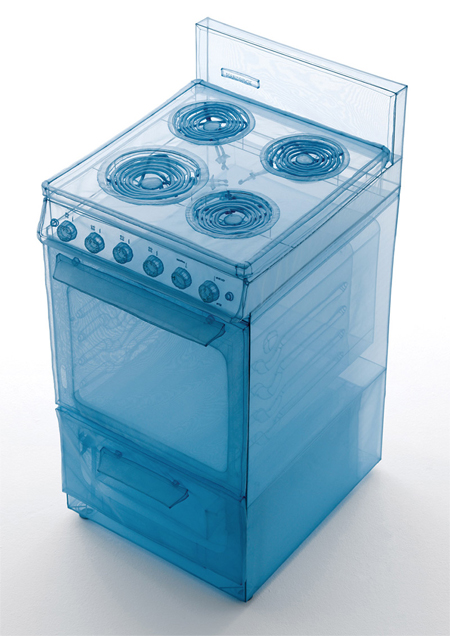 Appliances sculpted out of polyester