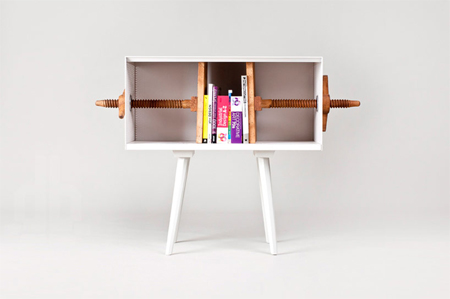 Twist me bookcase