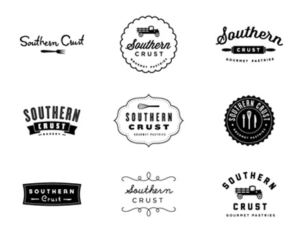 modern vintage logos