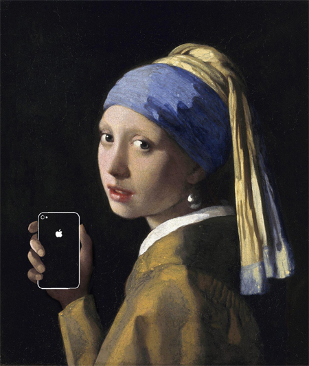 21st century technology added onto famous masterpieces