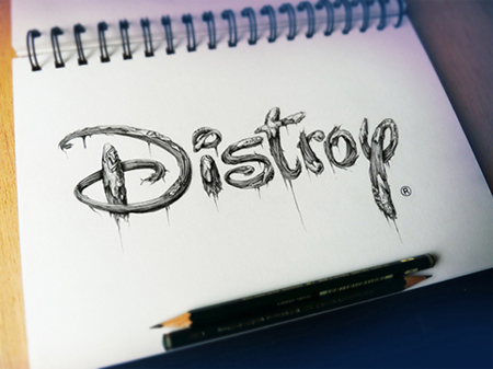 Distroy sketches by Pez