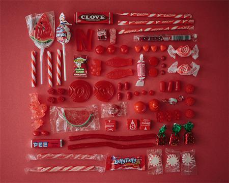 Color coded candy by Emily Blincoe