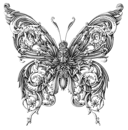 Ornate insects drawn by Alex Konahin