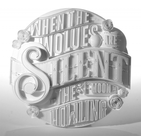 3D Type Sculptures Animation