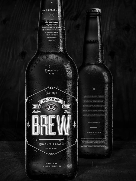 Bitches Brew concept branding