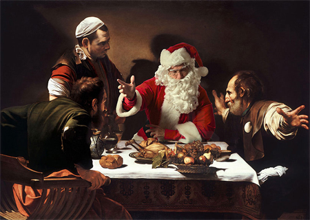 Santa Claus in classic masterpieces