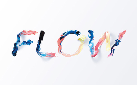 Flow typographic Illustration