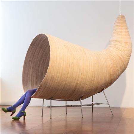 One cut spiral furniture