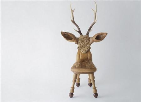 Children’s reindeer chair by Takeshi Sawada