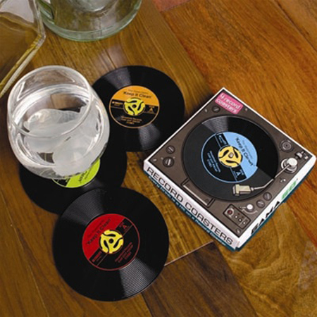 Record coasters