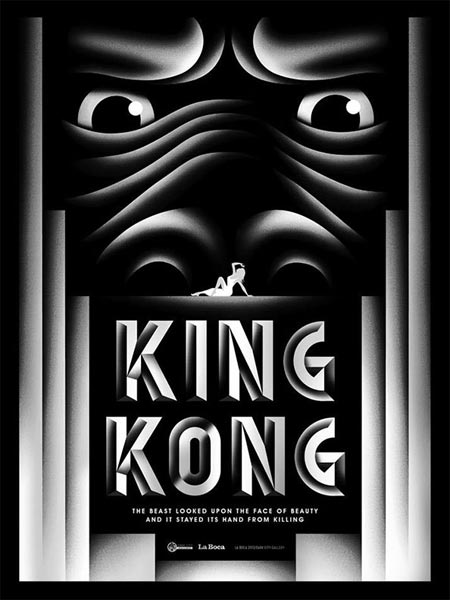 80th anniversary poster for King Kong