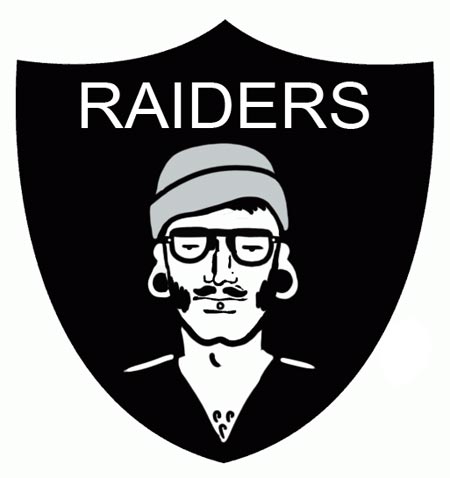 Hipster NFL logos