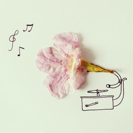 Objects turned into illustrations by Javier Perez