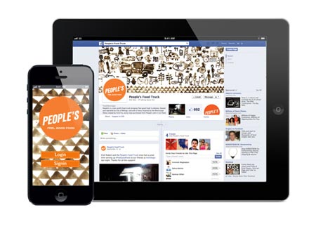 People’s food truck branding