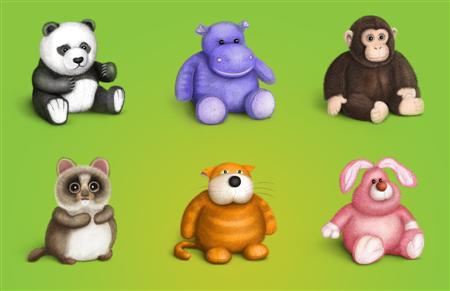 Plush_Icons_Set_by_Cuberto_ru