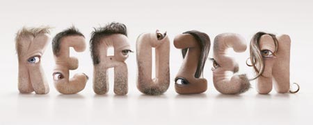 Slighty disgusting letters with human characteristics