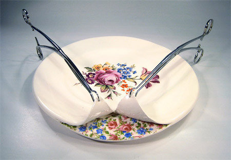 Surgically altered ceramics by Beccy Ridsdel