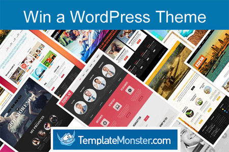 Win a WordPress theme from TemplateMonster