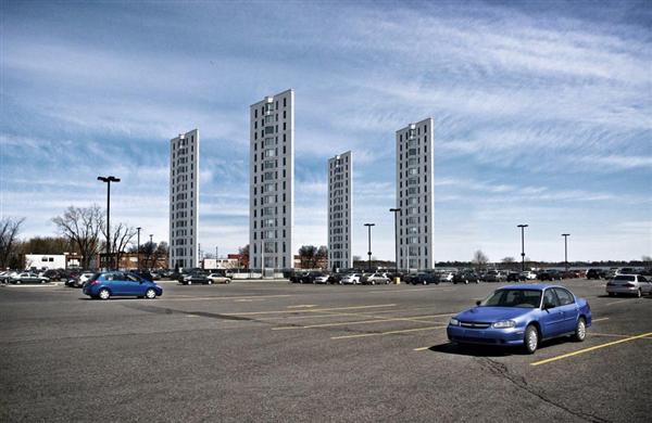 Zacharie Gaudrillot-Roy isolates building facades