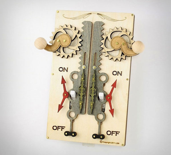 Extravagant light switch toggles