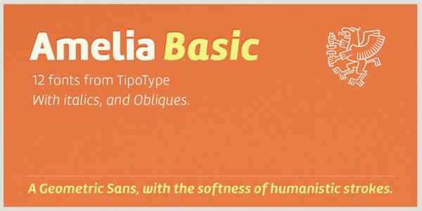 Get Amelia Basic Font for only $12