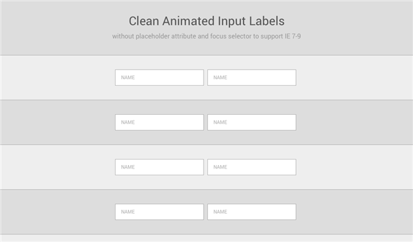 Clean-Animated-Input-Labels