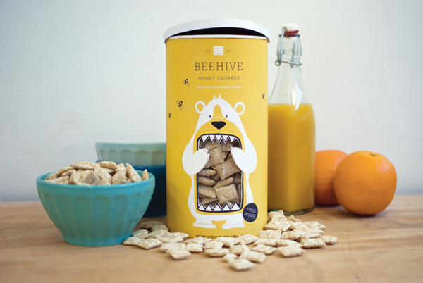 Cute packaging for Beehive Honey Squares