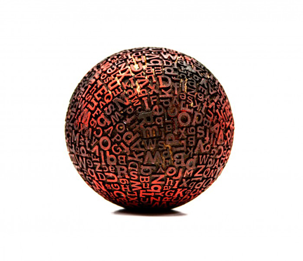 Typographic sphere