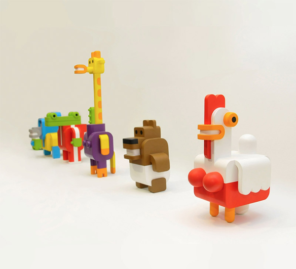 Minimalist modular toys