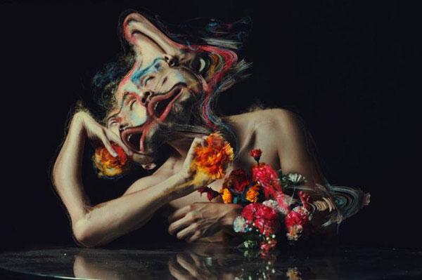 Digitally distorted portraits by Jon Jacobsen