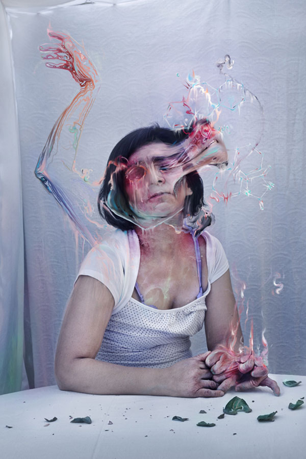Digitally distorted portraits by Jon Jacobsen