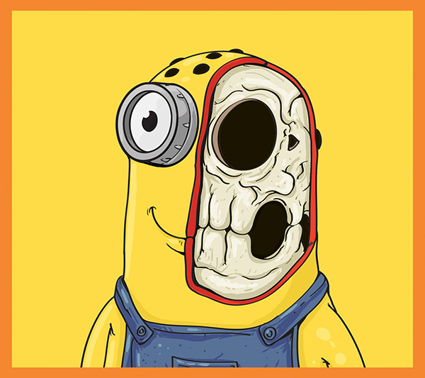 Cute or scary? Anatomical illustrations of famous cartoon characters Cute or scary? Anatomical illustrations of famous cartoon characters