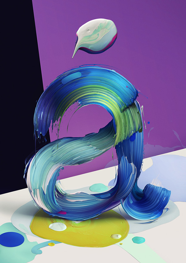 Atypical: painted typographic posters