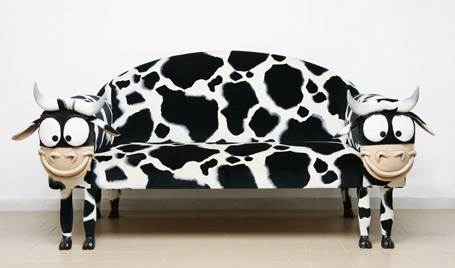 cow sofa