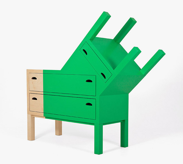 Furniture inspired by masks of Mexico