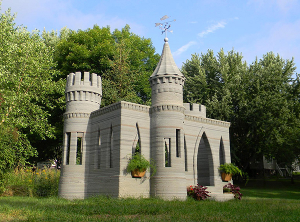 What’s next with 3D printing? A concrete castle in your backyard