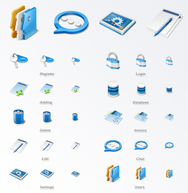 Application Icon Set