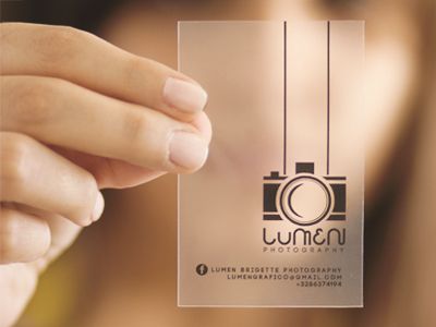 Transparent Business Card