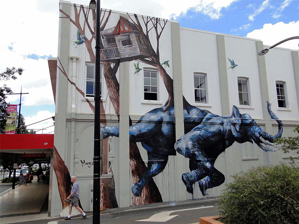 Street art by Fintan Magee