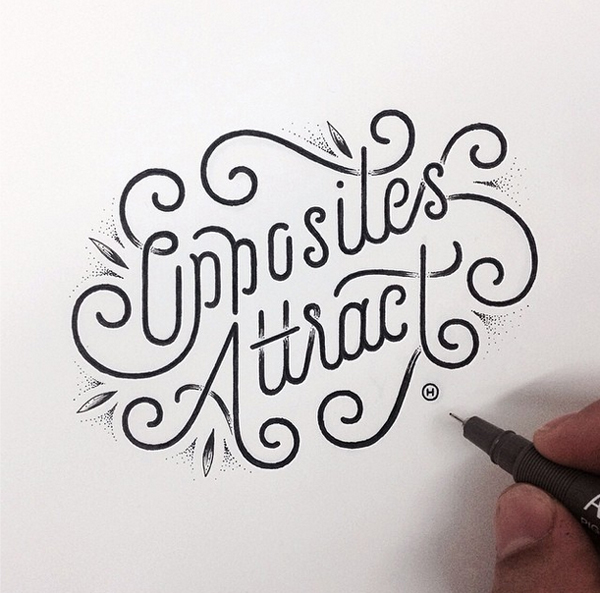 a sample of great hand lettering