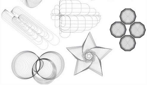 12-AbstractGeometricWireframeVectors