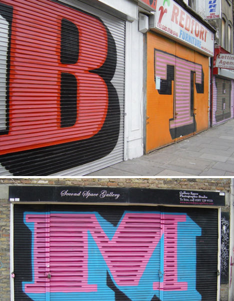 Bold Letters by Eine