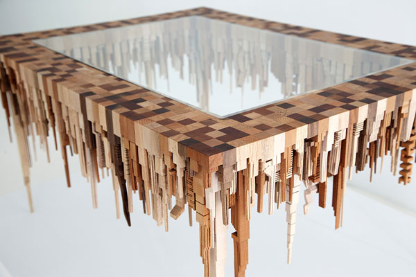 Wooden cityscapes By James McNabb